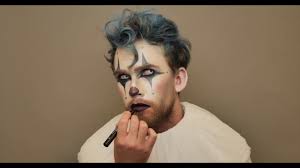 creepy clown halloween makeup tutorial