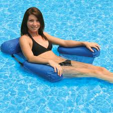 Reflective mettallic color is perfect for all over tanning! Amazon Com Poolmaster Water Chair Inflatable Swimming Pool Float Lounge Blue Model 70742 Toys Games