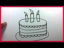 Easy drawings more than 600 tutorials. How To Draw A Birthday Cake For Kids Cartoon Cake Drawing Easy