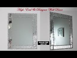 Diy Large Glam Mirror With Rhinestone