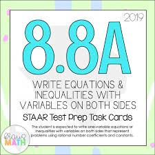 Staar Test Prep Teks Task Cards
