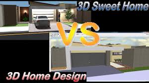 3d home design vs sweet home 3d you