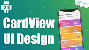 You can provide a custom elevation for a card with the card_view:cardelevation attribute. Card View Ui Design Android Studio Material Design Android Tutorial App Ui Youtube