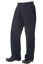 Buy Ultralux Better Built Baggy Mens Navy Blue Chef Pants
