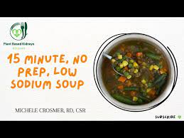 15 minute no prep low sodium soup