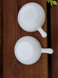 Vintage Milk Glass Bowl Soup Bowls