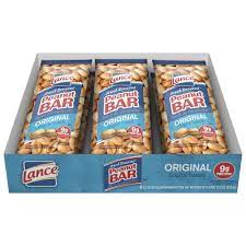lance peanut bar 6 count tray of snack
