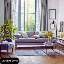 color curtains go with a gray couch
