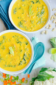 golden austrian cauliflower cream soup
