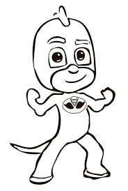 Catboy, gecko and owlette from pj masks. Pj Masks Coloring Pages Coloring Home