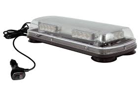 led beacon bar with clear cover