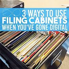 3 ways to use filing cabinets when you