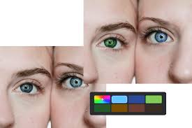 change eye color of image with eye