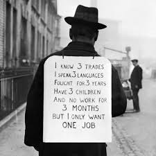 warning signs investors ignored before the stock market crash a man making his own protest against unemployment in the 1930s after the effects of the