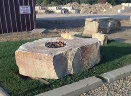 Fire Rock Natural Stone Fire Pit