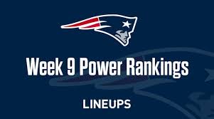 Week 9 Nfl Power Rankings