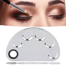 makeup palette stainless steel 5 well