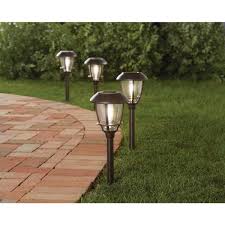 Hampton Bay Solar Oil Rubbed Bronze Outdoor Filament Led Bulb 6 Lumens Landscape Path Light With Glass Lens 6 Pack 0817039 Ba The Home Depot