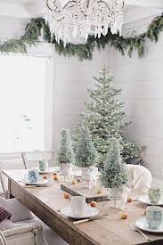 Green and white christmas table settings. A More Natural Christmas Decoration 9 How To Organize