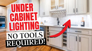install under cabinet lights in minutes