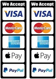 At the bottom of the screen, tap today. Amazon Com Pack Of 2 Pcs We Accept Visa Master Ae Paypal Apple Pay Credit Card Logo Cashier Door Window Vinyl Sticker Store Pos Office Products