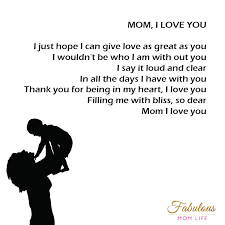 mother s day poems fabulous mom life
