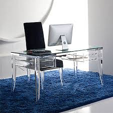 Acrylic Home Office Desks For A Clearly