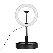 Best Portable 10 Inch Led Ring Light With Mobile Phone Holder Black Sale Online Shopping Cafago Com