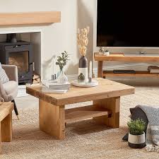 Wooden Rustic Coffee Table Handcrafted