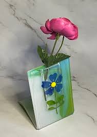 Fused Glass Pocket Vases Elegant