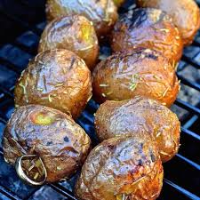 grilled baby potatoes with rosemary a