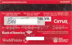 Furthermore, the card provides an intro apr of 0% for 7. Bank Card Platinum Plus Bank Of America United States Of America Col Us Vi 0039 3