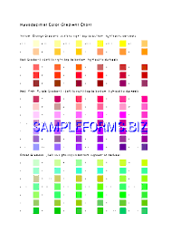 Download Hexadecimal Color Gradient Chart Pdf