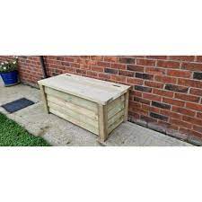 Wooden Garden Storage Box 4ft