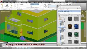 autocad 3d house modeling tutorial