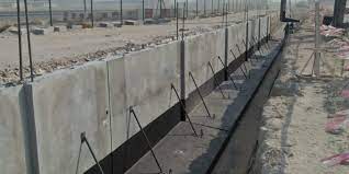 Precast Retaining Wall With Diffe