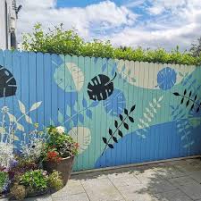 Garden Mural Fence Paint Colours