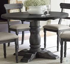 Dining table dimensions vary widely and it's better to have a narrow dining table with sufficient clearance on all sides than a. Muses Dove Grey Muses Round Dining Table From Progressive Furniture Coleman Furniture
