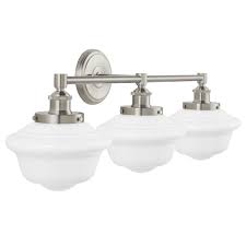 Lavagna Industrial 3 Light Bathroom Vanity Light W Milk Glass Linea Lighting Modern And Affordable Residential Lighting