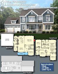 Traditional House Plan With Open Layout