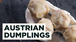 plump and juicy austrian dumpling