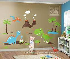 dinosaurs wall decals dino land wall