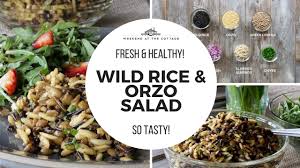 wild rice and orzo salad weekend at