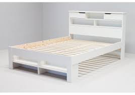 multi storage wooden bed frame