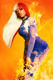 So i get my hair red and blonde, and the guys on twitter, half of them. Megan Thee Stallion Cosplays As Anime Star Todoroki For Paper Magazine