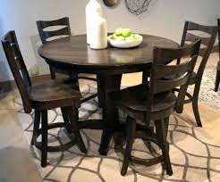 A counter table set will add style and function to our vast selection includes round counter tables, and we also offer bar tables approximately 40 to 42 high available with square, rectangular and. Amish Dining Collection 5 Piece Round Counter Height Table Set
