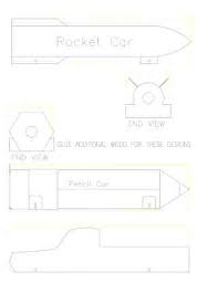 Free Pinewood Derby Templates Blank Template Asctech Co