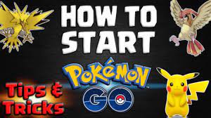 How To Start Pokemon Go – Beginners Guide Video with Tips and Tricks -  YouTube