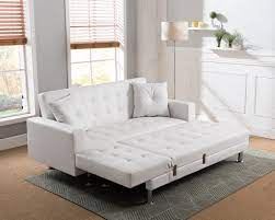 8036 white tufted faux leather