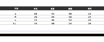 Chinese English Size Chart For Clothing Translator